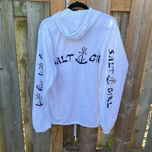 Salt Girl Cotton Seed lightweight Shacket - Picture 3 of 11